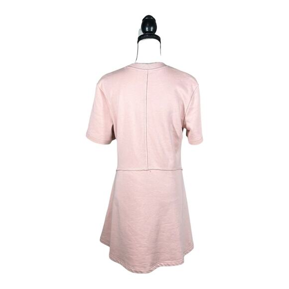 Sweaty Betty Revive Tee Dress In Misty Rose Pink - Picture 5 of 6